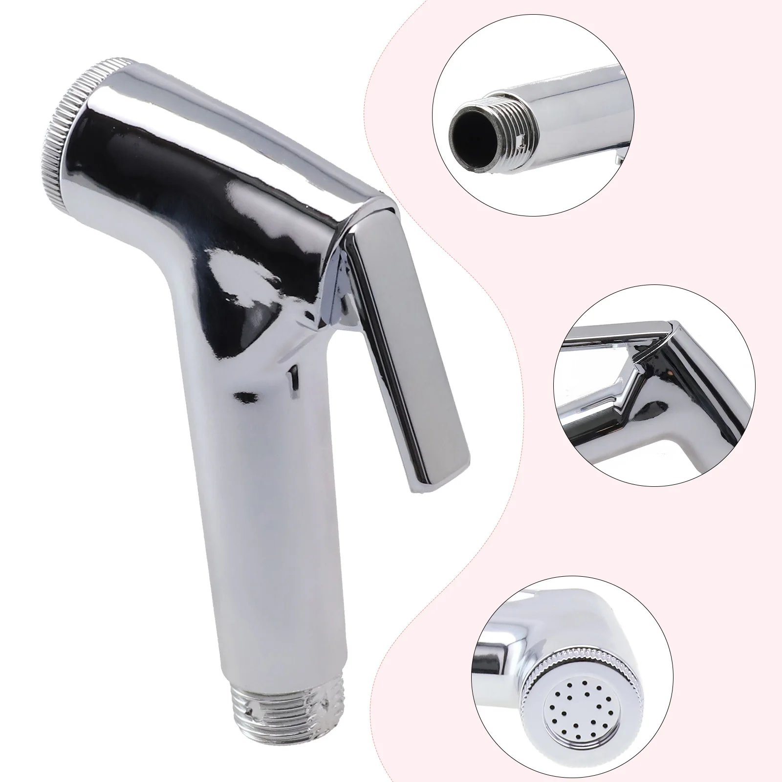 1PC Bidet Toilet Sprayer Head Handheld Bidet Faucet Spray For Sanitary Shattaf Shower Head Self Cleaning Accessories