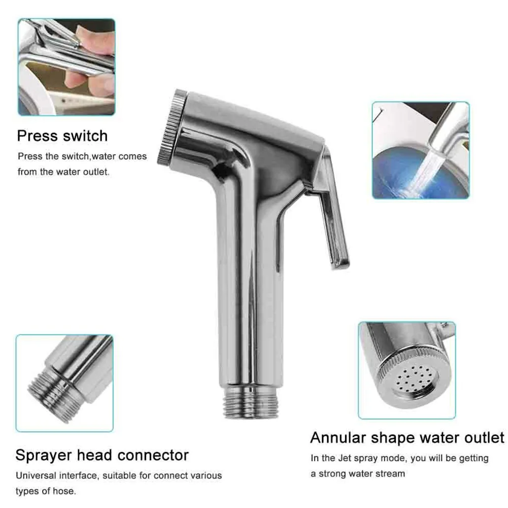 1PC Bidet Toilet Sprayer Head Handheld Bidet Faucet Spray For Sanitary Shattaf Shower Head Self Cleaning Accessories