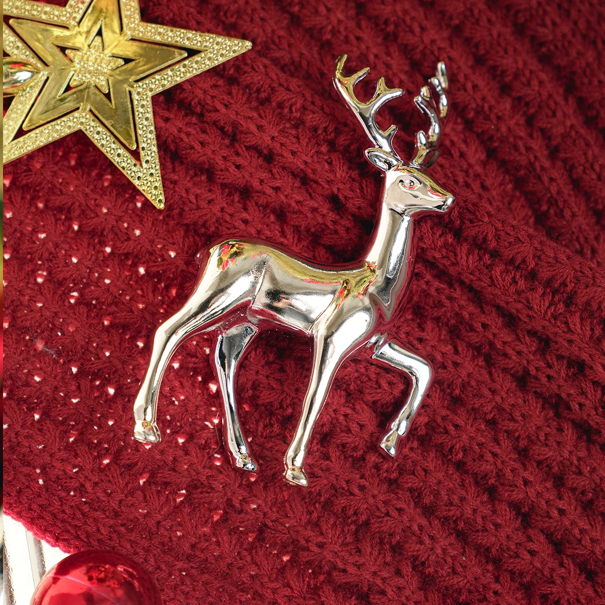 Gold Deer Statue Reindeer Figurines Resin Elk Sculpture Living Room Luxury Home Decor Christmas Decoration Tabletop Ornaments