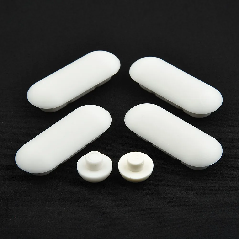 Toilet Lid Cushion Antislip Gasket Toilet Seat Pad Buffers White Stop Bumper Shock Absorber Bathroom Toilet Seat Lifter Kits
