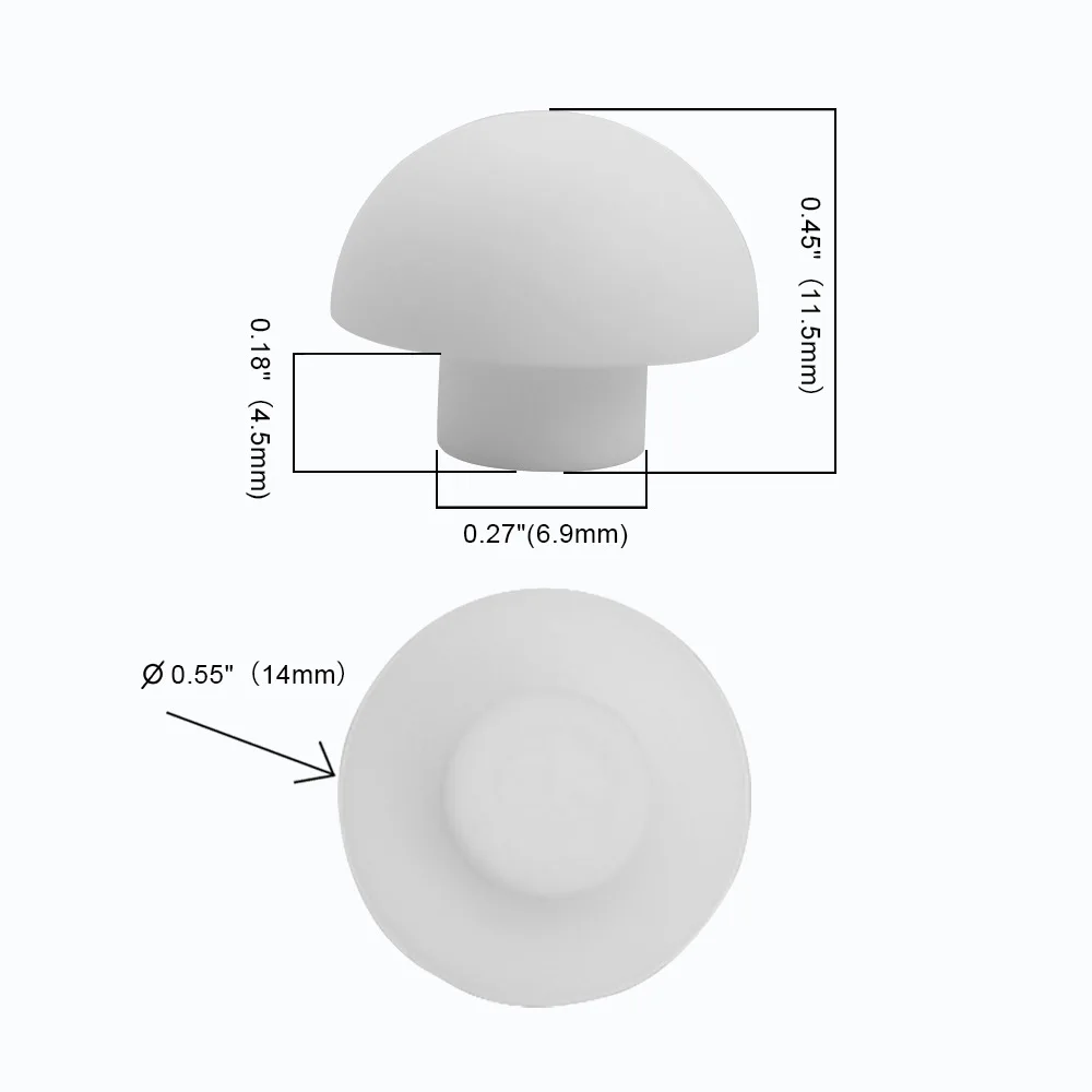 Toilet Lid Cushion Antislip Gasket Toilet Seat Pad Buffers White Stop Bumper Shock Absorber Bathroom Toilet Seat Lifter Kits