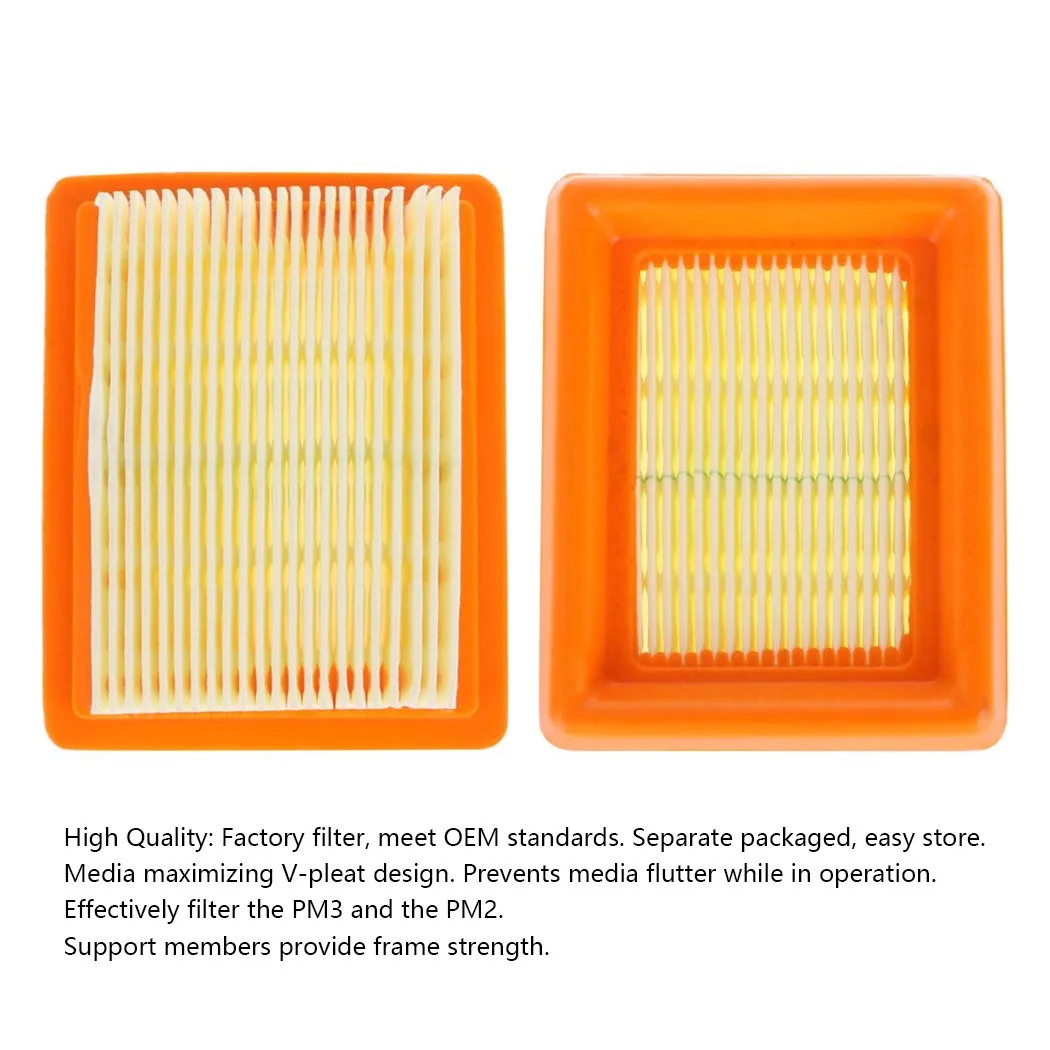 CMCP 10pcs Air Filter Cleaner For STIHL FS120 FS200 FS250 FS300 FS350 FS400 FS450 Trimmer Chainsaw
