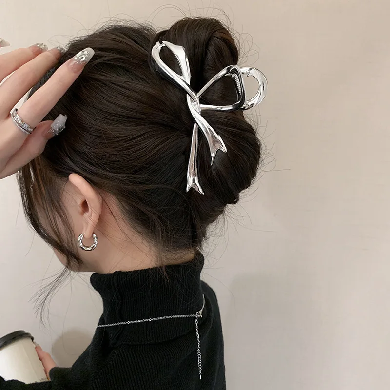 2026 Vintage Geometric Hair Clip Barrette Crab Korea Large Hair Claws Hairpins Hairgrip Headwear For Women Girl Hair Accessories