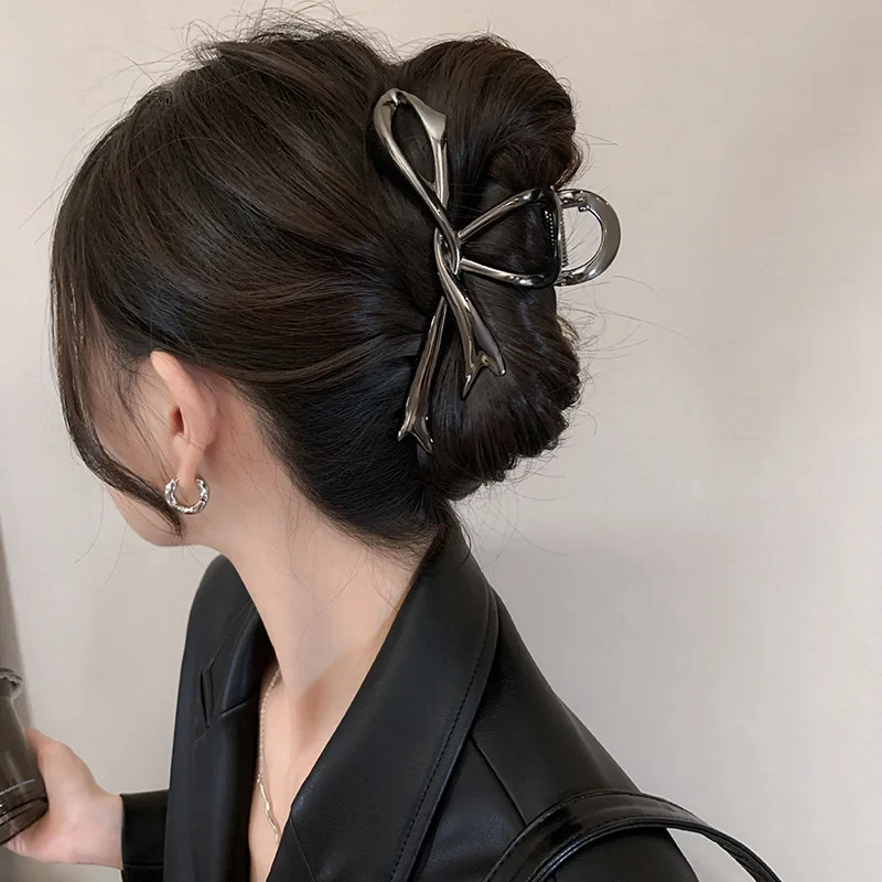 2026 Vintage Geometric Hair Clip Barrette Crab Korea Large Hair Claws Hairpins Hairgrip Headwear For Women Girl Hair Accessories
