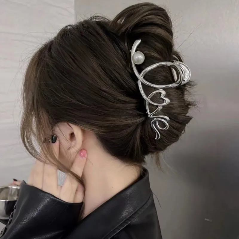 2026 Vintage Geometric Hair Clip Barrette Crab Korea Large Hair Claws Hairpins Hairgrip Headwear For Women Girl Hair Accessories