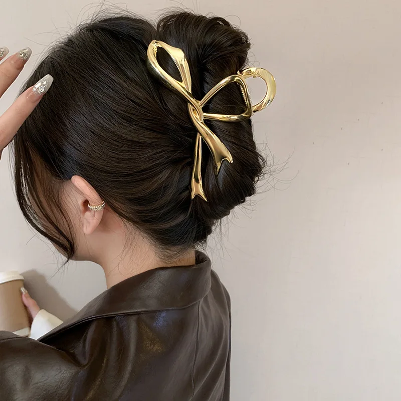 2026 Vintage Geometric Hair Clip Barrette Crab Korea Large Hair Claws Hairpins Hairgrip Headwear For Women Girl Hair Accessories