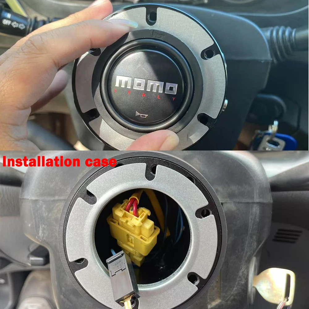 70mm PCD Horn Button Retainer Ring for MOMO NRG OMP SPARCO TAKATA Steering Wheels