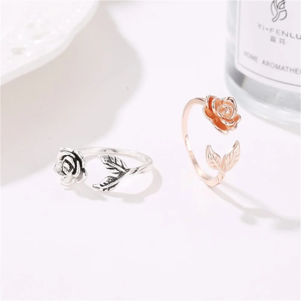 Hot Selling Fashion Jewellery Women's Ring Cute Rabbit Animal Rings Opening Adjustable Metal Ring 2021 New Pink Jewelry Gift