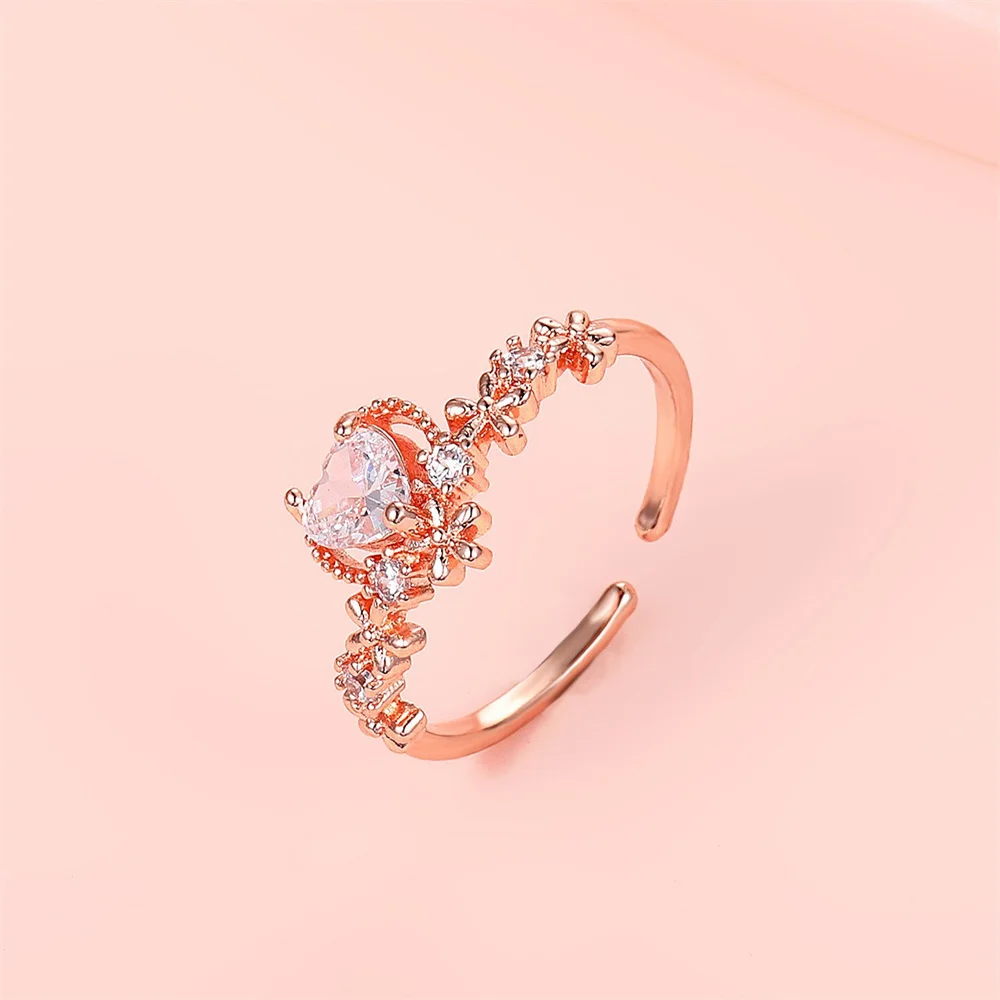 Hot Selling Fashion Jewellery Women's Ring Cute Rabbit Animal Rings Opening Adjustable Metal Ring 2021 New Pink Jewelry Gift