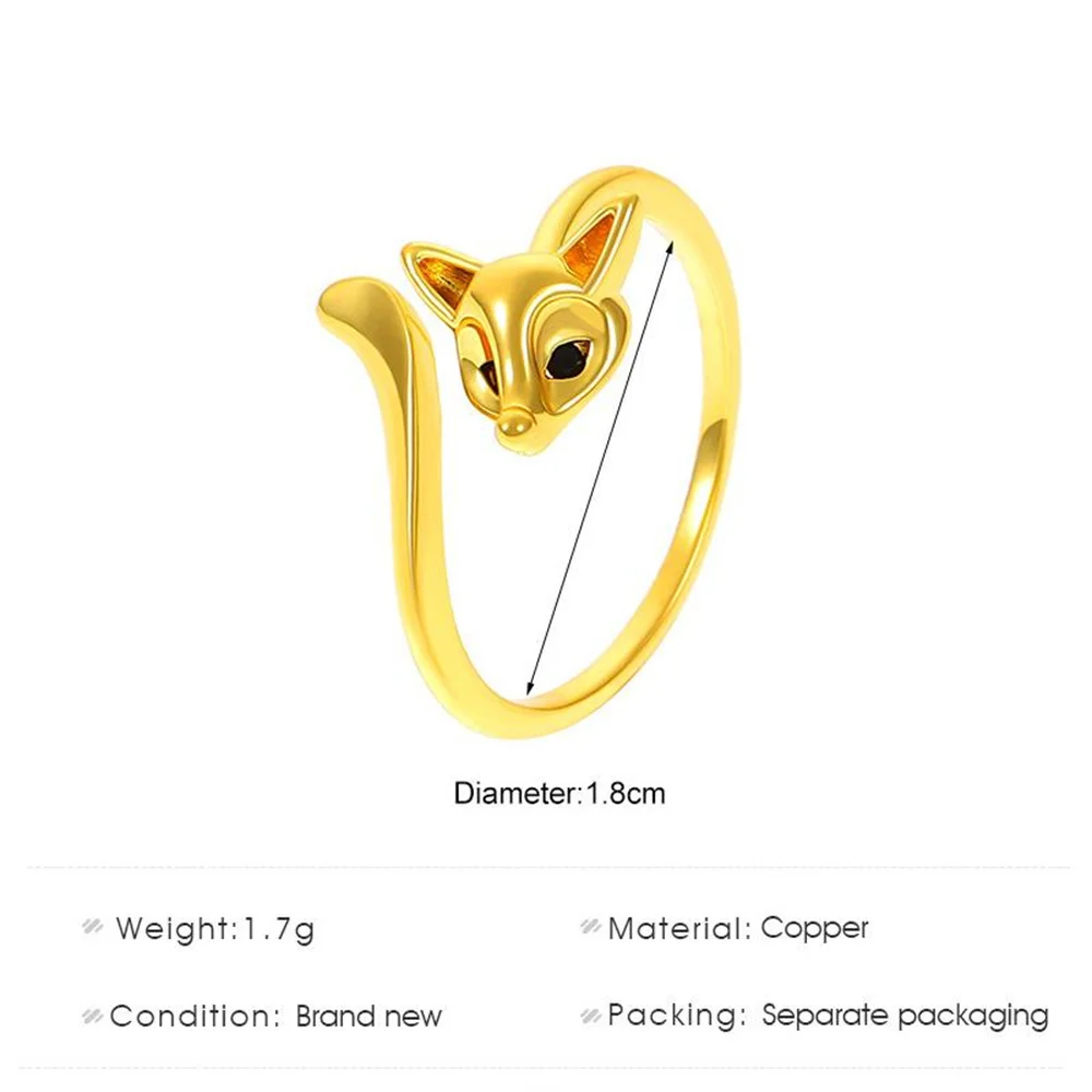 Hot Selling Fashion Jewellery Women's Ring Cute Rabbit Animal Rings Opening Adjustable Metal Ring 2021 New Pink Jewelry Gift