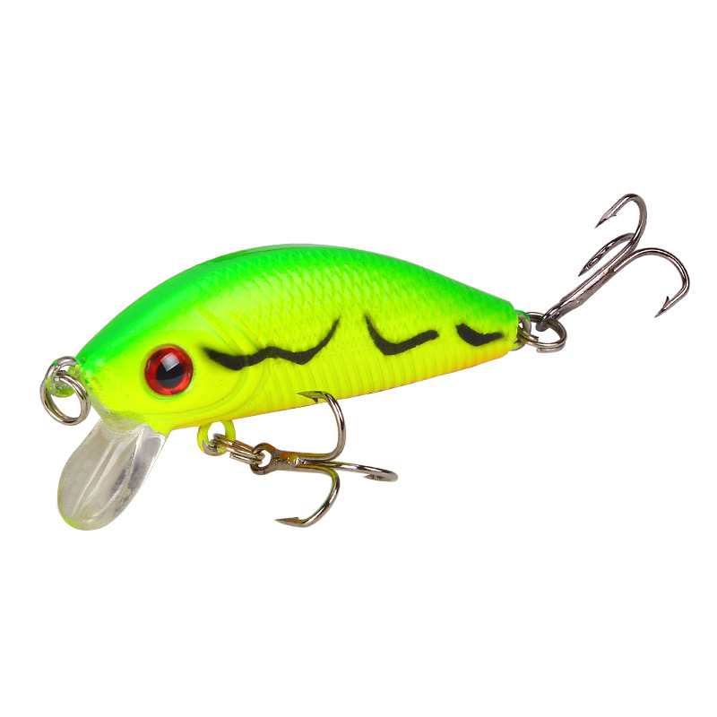 1PCS Minnow Fishing Lure 50mm4.2g Topwater Hard Bait Wobbler Jig Bait Crank Bait Carp Striped Bass Pesca Fishing Tackle SwimBait