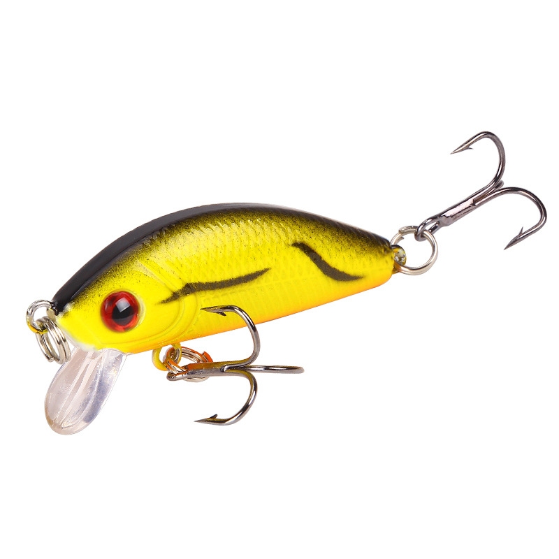 1PCS Minnow Fishing Lure 50mm4.2g Topwater Hard Bait Wobbler Jig Bait Crank Bait Carp Striped Bass Pesca Fishing Tackle SwimBait