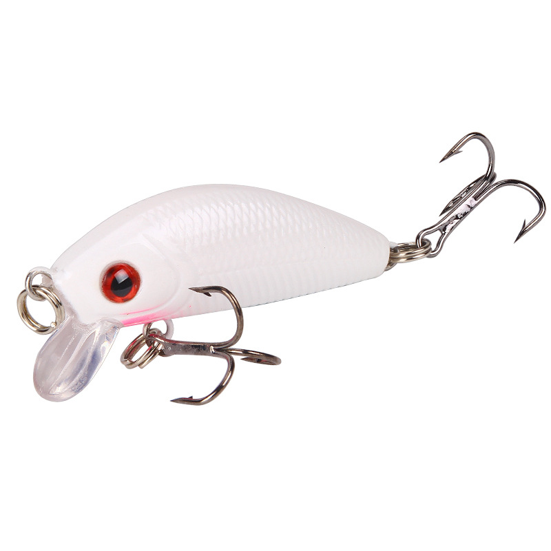1PCS Minnow Fishing Lure 50mm4.2g Topwater Hard Bait Wobbler Jig Bait Crank Bait Carp Striped Bass Pesca Fishing Tackle SwimBait