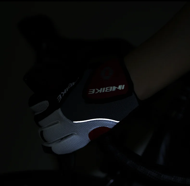 INBIKE Full Finger Cycling Gloves Durable MTB Bicycle Gloves for Riding Outdoor Motorcycle Accessories Touch Screen Padded IF239