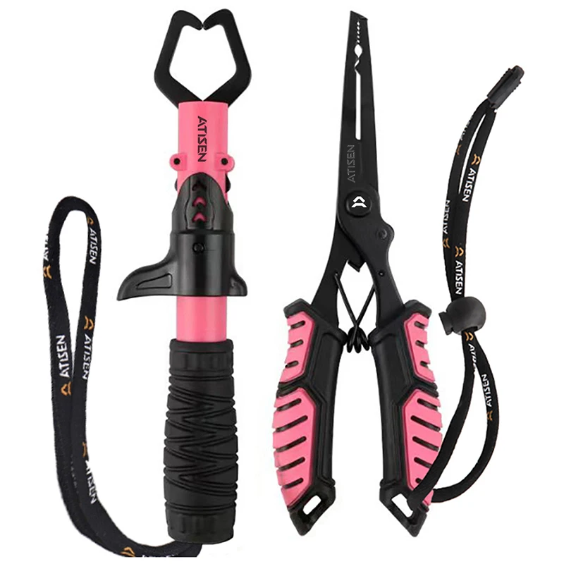 Stainless Steel Fishing Gripper Professional Fishing Lip Grabber Tool, Fish Grabber Clip Fish Control Tackle