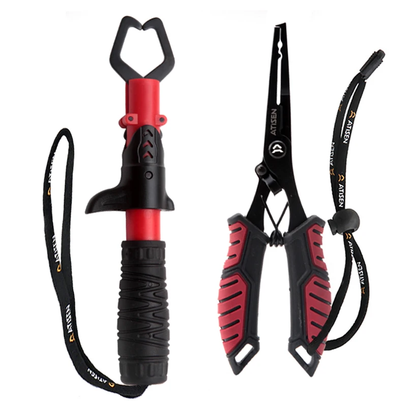 Stainless Steel Fishing Gripper Professional Fishing Lip Grabber Tool, Fish Grabber Clip Fish Control Tackle
