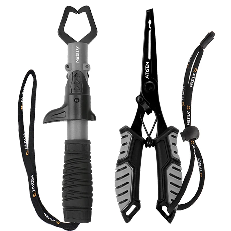 Stainless Steel Fishing Gripper Professional Fishing Lip Grabber Tool, Fish Grabber Clip Fish Control Tackle