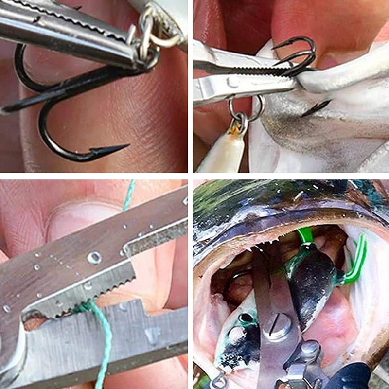 Stainless Steel Fishing Gripper Professional Fishing Lip Grabber Tool, Fish Grabber Clip Fish Control Tackle