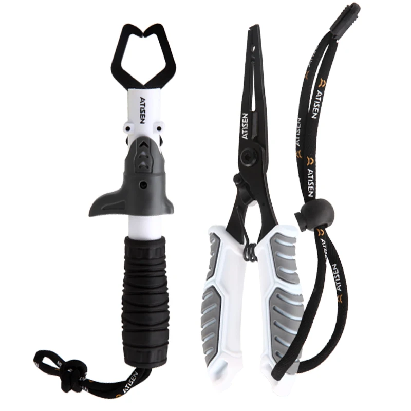 Stainless Steel Fishing Gripper Professional Fishing Lip Grabber Tool, Fish Grabber Clip Fish Control Tackle