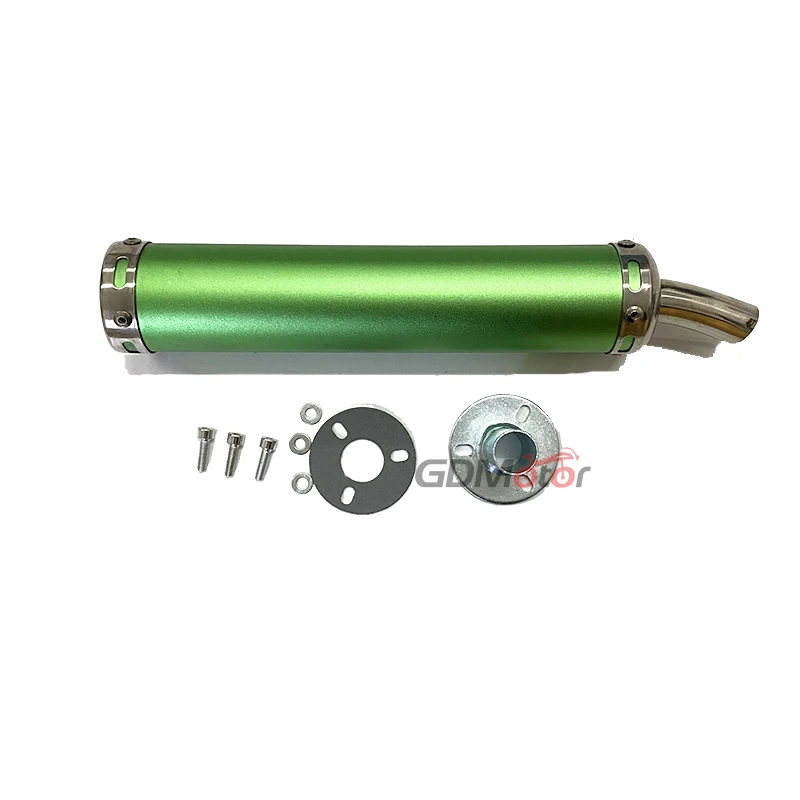 Free shipping universal metal 60x280mm long motorcycle racing exhaust pipe muffler silencer 2stoke muffler escape for 50cc-240cc