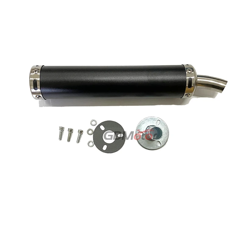 Free shipping universal metal 60x280mm long motorcycle racing exhaust pipe muffler silencer 2stoke muffler escape for 50cc-240cc