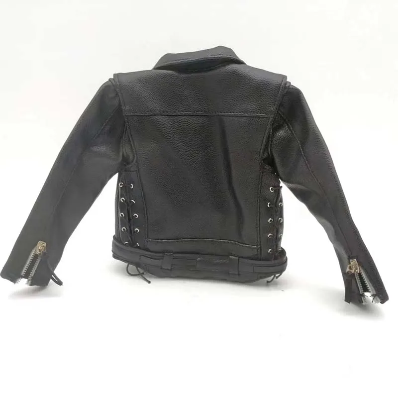 Male Soldier 1/6 Pu Leather Jacket Punk Costume Willow Nail Loose Coat Clothing Model for 12in Action Figure Tbl JIAOUOL Doll