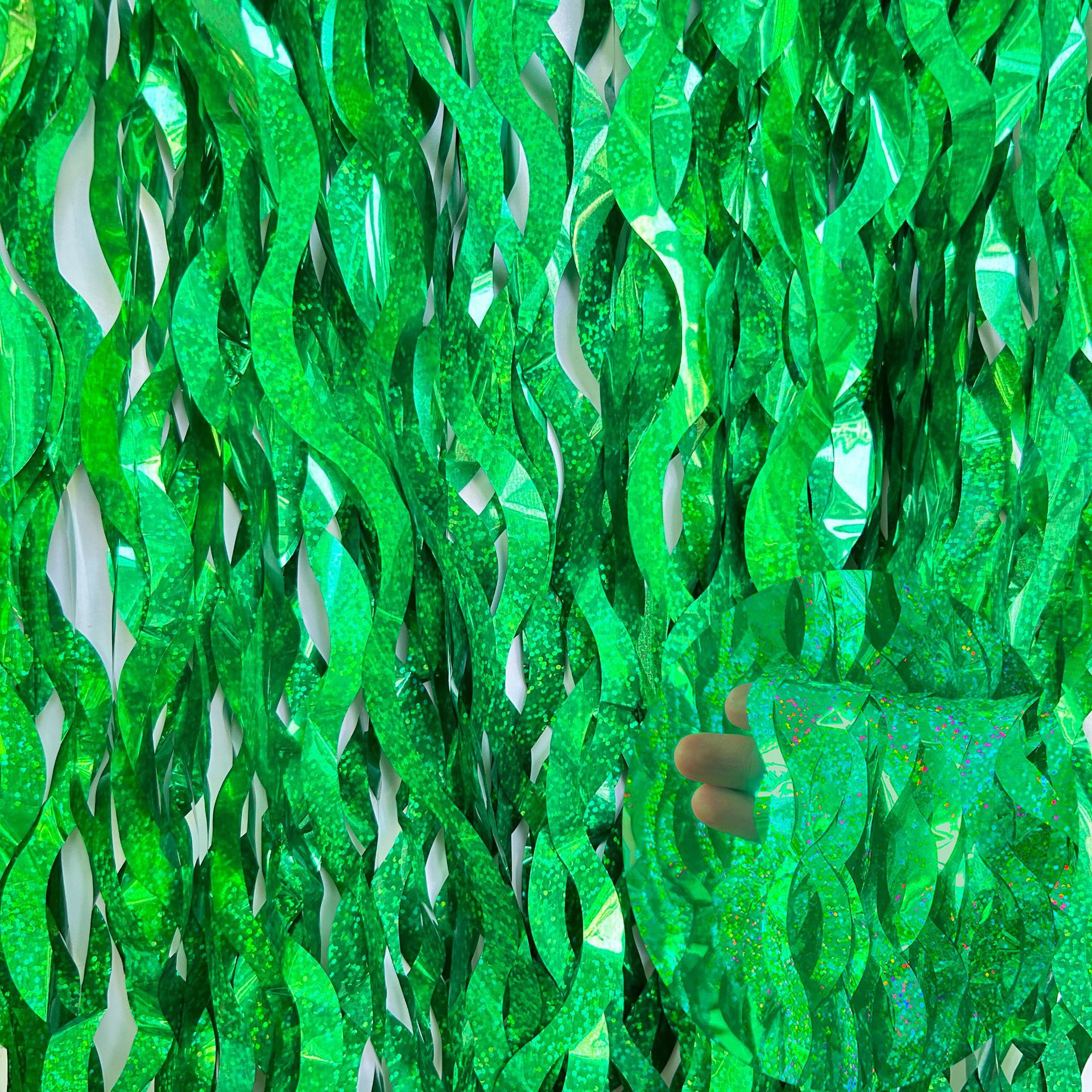 New Foil Fringe Laser Curtains Party Decorations Photo Backdrops for Birthday Wedding Christmas Graduation Party Decor