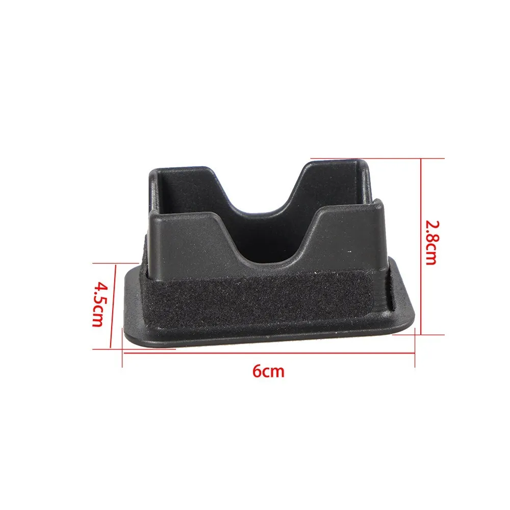 2Piece Stake Pocket Covers Rear Truck Pickup Bed Rail Stake Pocket Plugs Hole Caps For Dodge Ram 1500 2500 2019-2021 Black