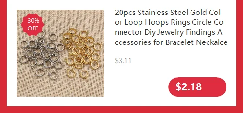 2-8mm Stainless Steel Gold Color Spacer Beads Charm Loose Bead DIY Bracelets Necklace DIY Jewelry Making Findings Charms