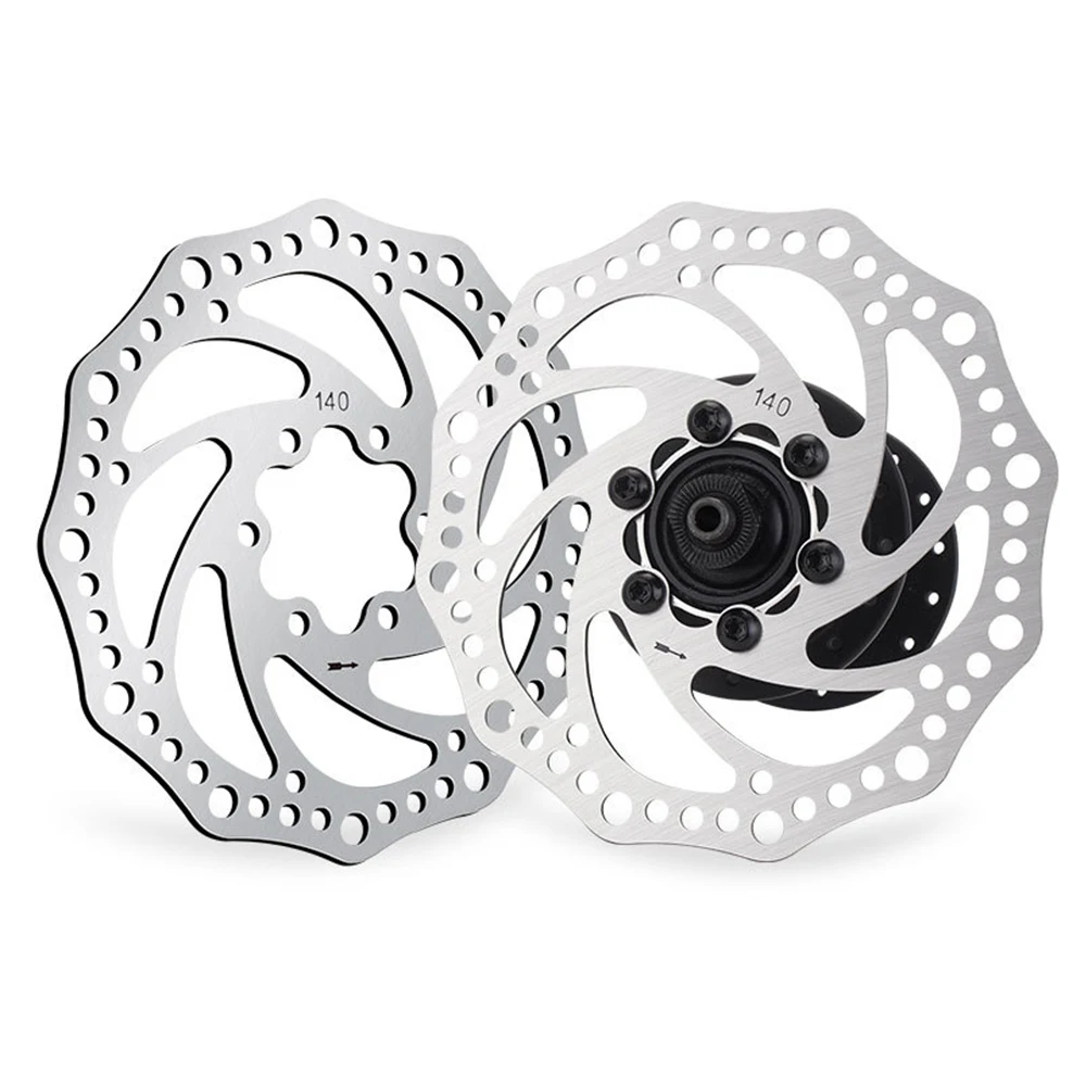 MTB Bicycle Brake Rotor 120 140 160 180 203mm 6 in Stainless Steel Hydraulic Brake Rotor MTB Road Bike Disc Brake With T25 Bolt