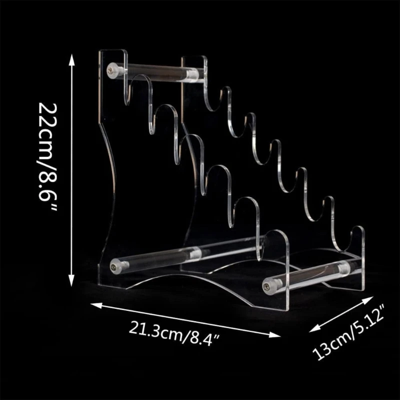 Acrylic Transparent Knife Holder Countertop Cutlery Storage Knives Display Stand Drop Shipping