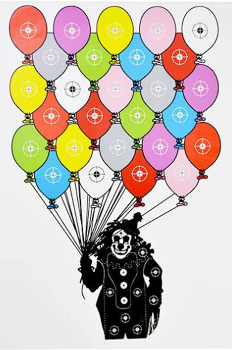 1pcs Shooting Target Paper 45x32cm Shooting Range Paper Silhouette Targets - for Guns, Rifles, Pistol, BB Guns, Air Gun