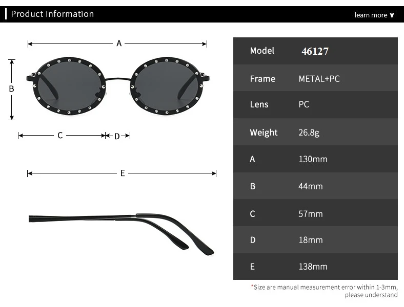 46127 Luxury Diamond Frame Sunglasses Women Fashion Small Size Oval Sunshade Vintage Protection Shades Uv400
