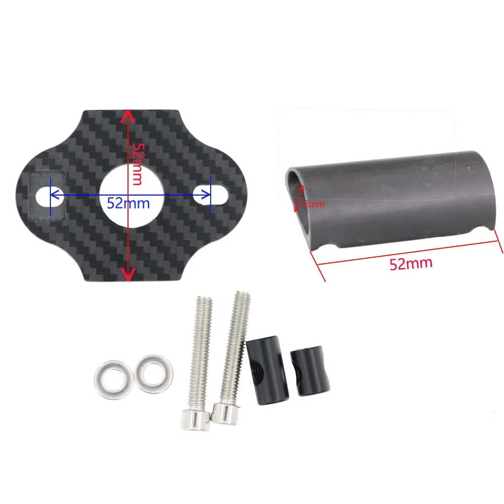 Carbon Fiber Bicycle Seat Post Top Cap with Screw For F12 Seatpost Carbon Top Cover Stem Cover