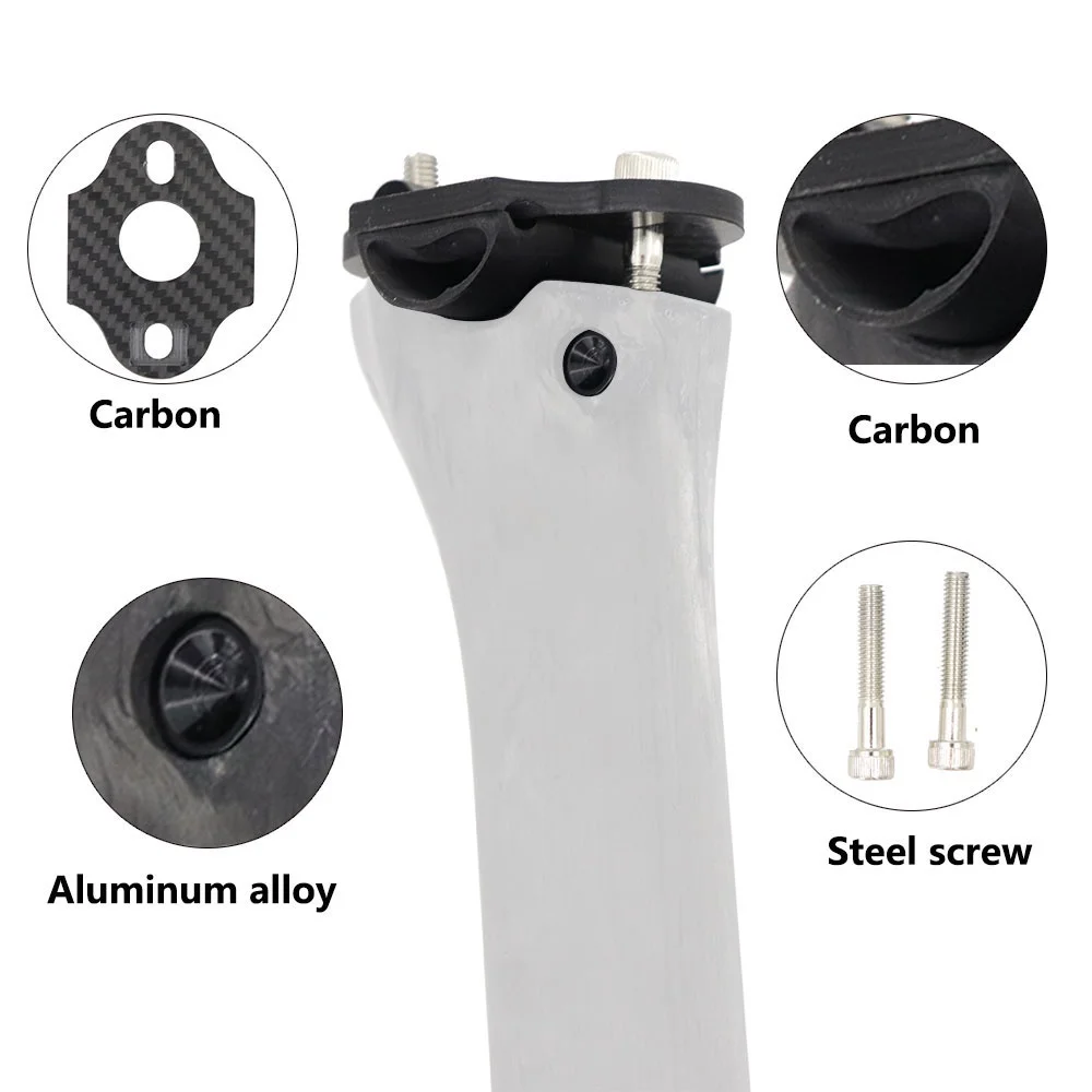 Carbon Fiber Bicycle Seat Post Top Cap with Screw For F12 Seatpost Carbon Top Cover Stem Cover