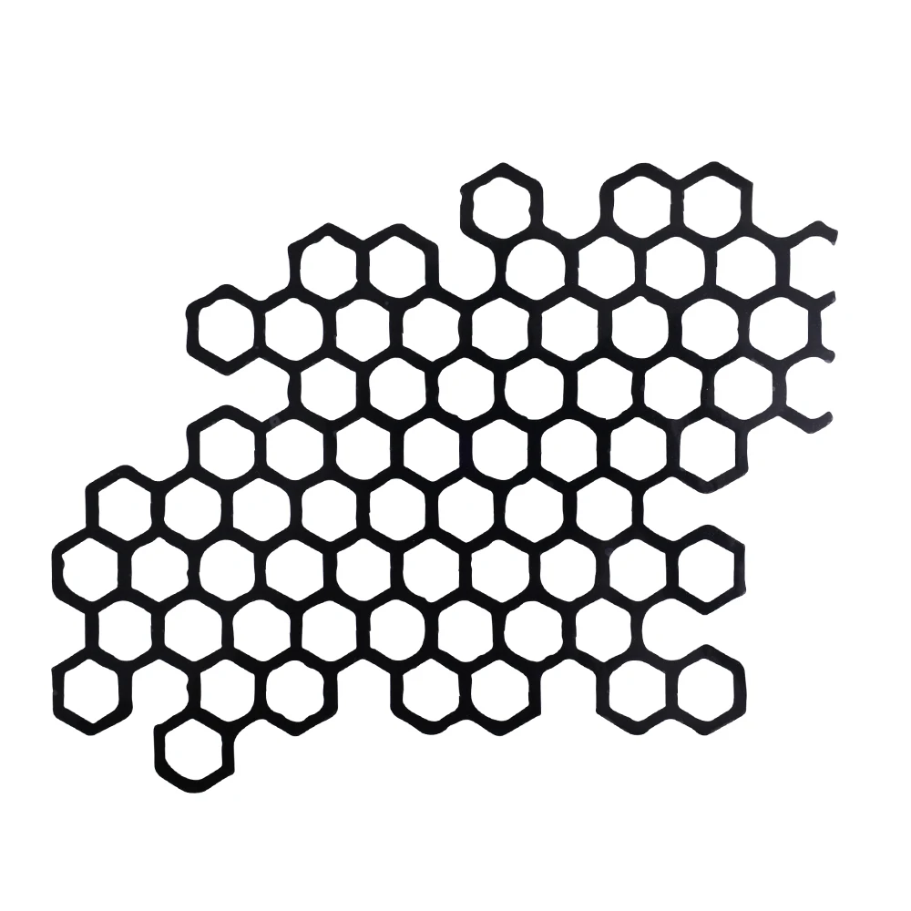 Motorcycle Sticker Honeycomb Waterproof Stickers Helmet Decals Car Stickers Bumper Creative Decoration Sticker Car Accessories