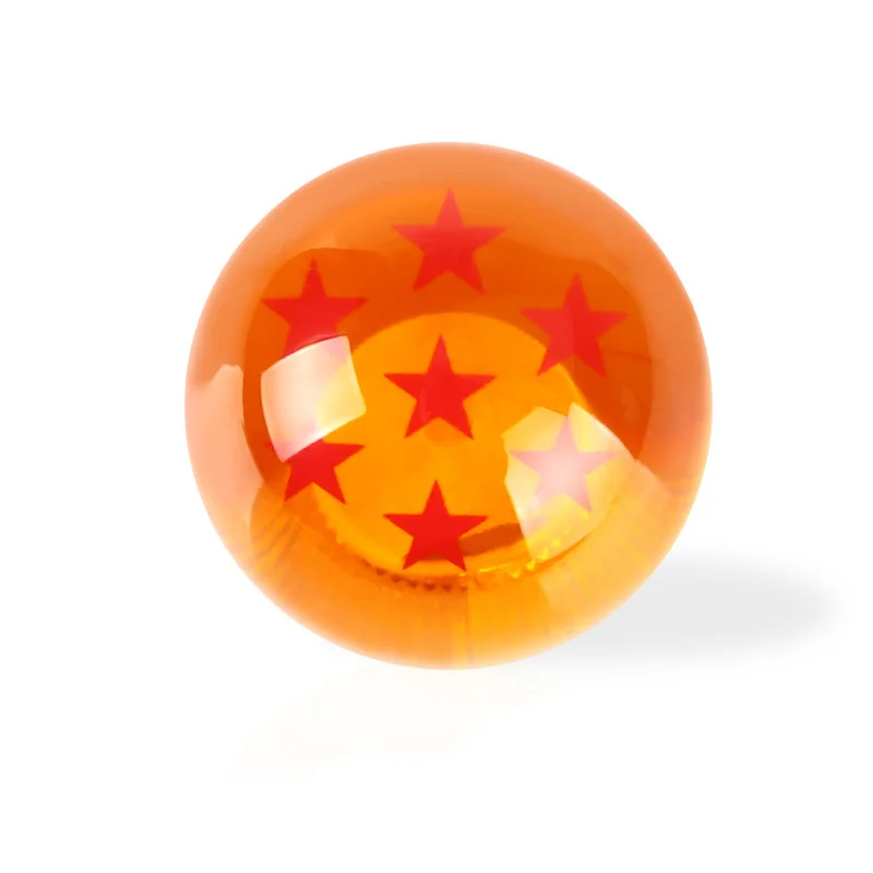 Universal Auto Shift Knob Star Orange 54mm Diameter Gear Shift Knob 1-7 STARS