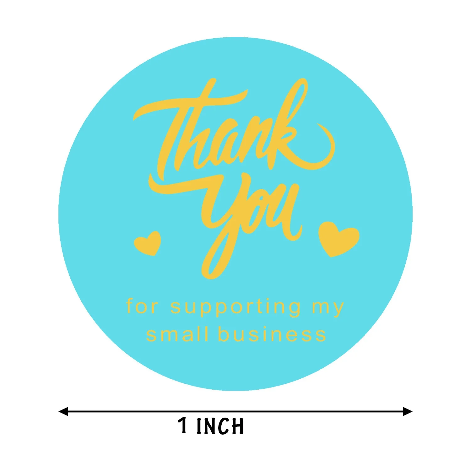 Thank You Stickers Seal Labels 50-500PCS Gold Foil Paper Decoration Sticker For Handmade Wedding Gift Labels Stationery 4 Colors