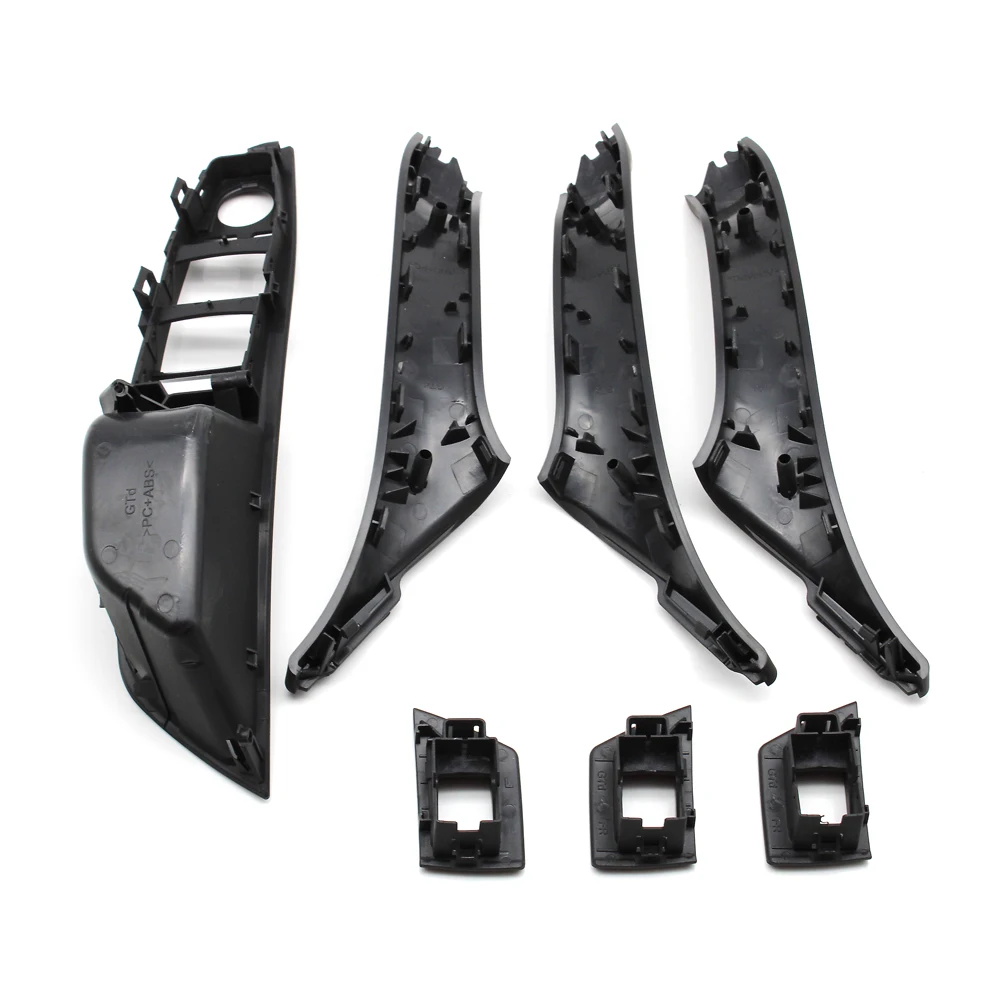 LHD High Quality Car Inner Passenger Door Panel Handle Pull Trim Cover For BMW F10 F11 F18 520 523 525 528 51417225865