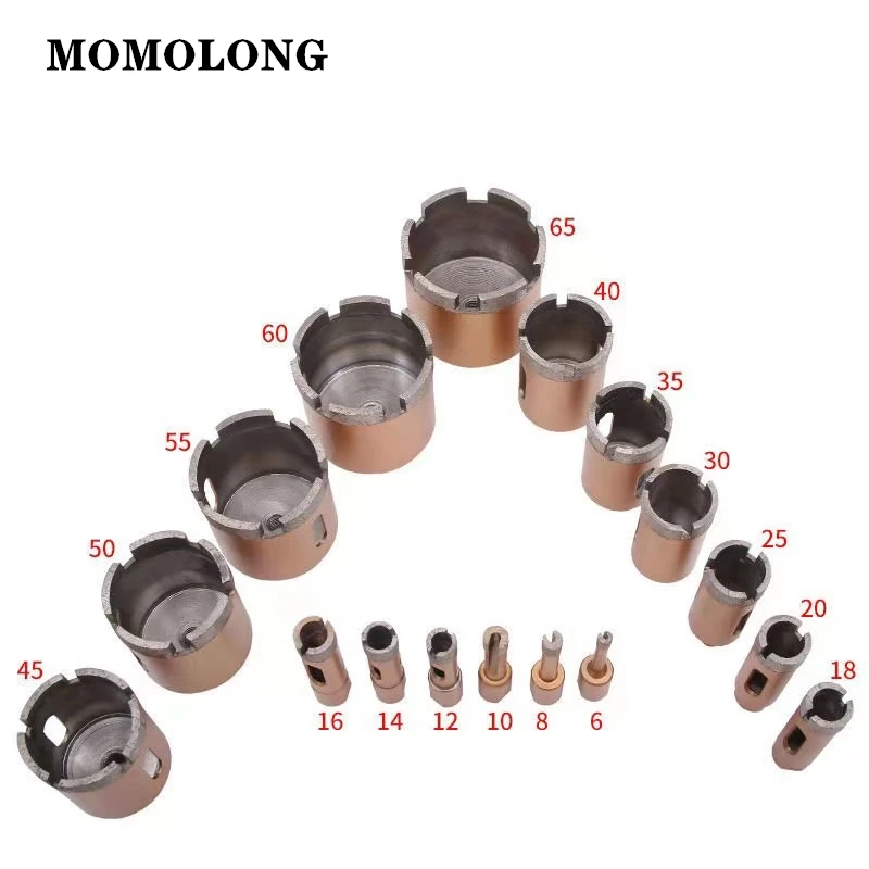 6-100mm Diamond Hole Saw Drill Bits for Marble Granite Brick Tile Ceramic Concrete Drilling Sintering Core Bit