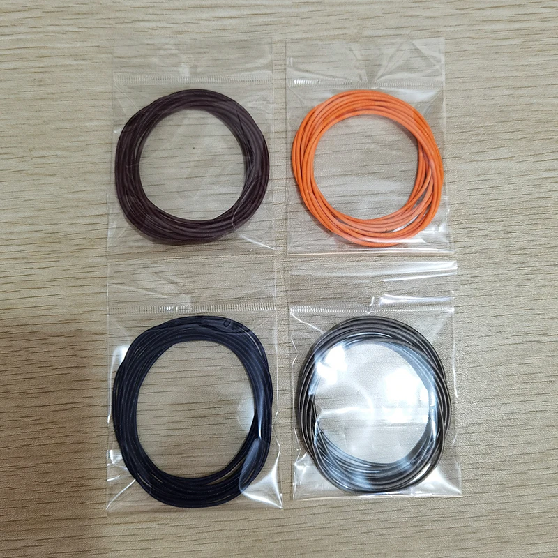 New Fashion Jewelry Women's Gift Carbon Steel Material Diameter 1.7mm Spring Screw Head Can Open Elastic Color Spring Bracelet