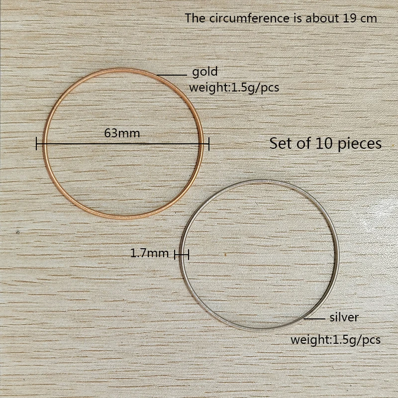 New Fashion Jewelry Women's Gift Carbon Steel Material Diameter 1.7mm Spring Screw Head Can Open Elastic Color Spring Bracelet
