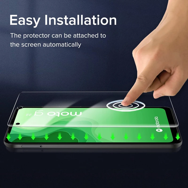 4PCS Tempered Glass for Motorola Moto G10 G20 G30 G50 G60 G100 G200 G31 G41 G51 G71 G22 G52 G82 E40 E20 Screen Protector Film
