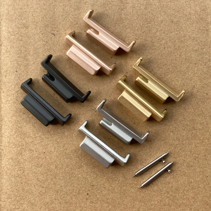 Rose Gold Black Silver Metal Stainless Steel Adapters for GA2100 GA2110 Connect Case Bezel to Strap For 22mm Watch Strap