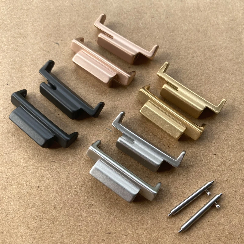Rose Gold Black Silver Metal Stainless Steel Adapters for GA2100 GA2110 Connect Case Bezel to Strap For 22mm Watch Strap