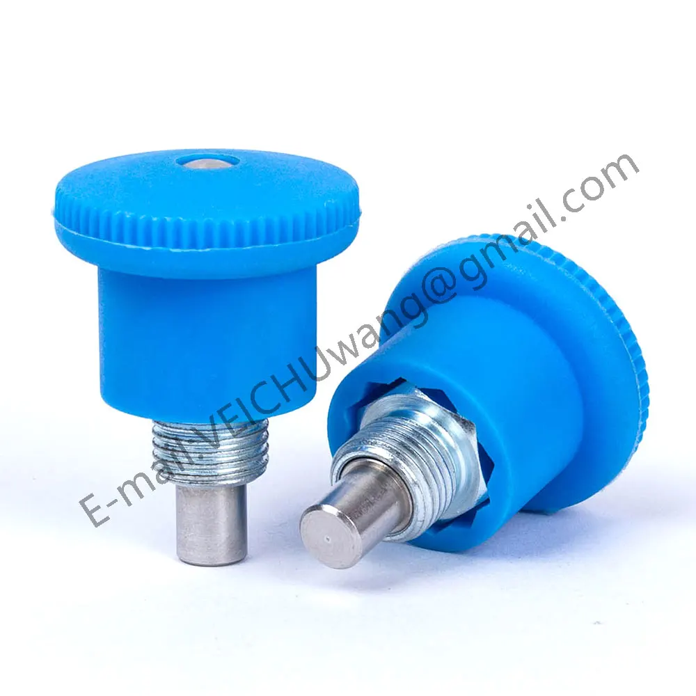 VEICHU Plastic Knob Stainless/Carbon Steel Index Bolt VCN218 Three Colors Rapid Release Pins Mini Indexing Plungers