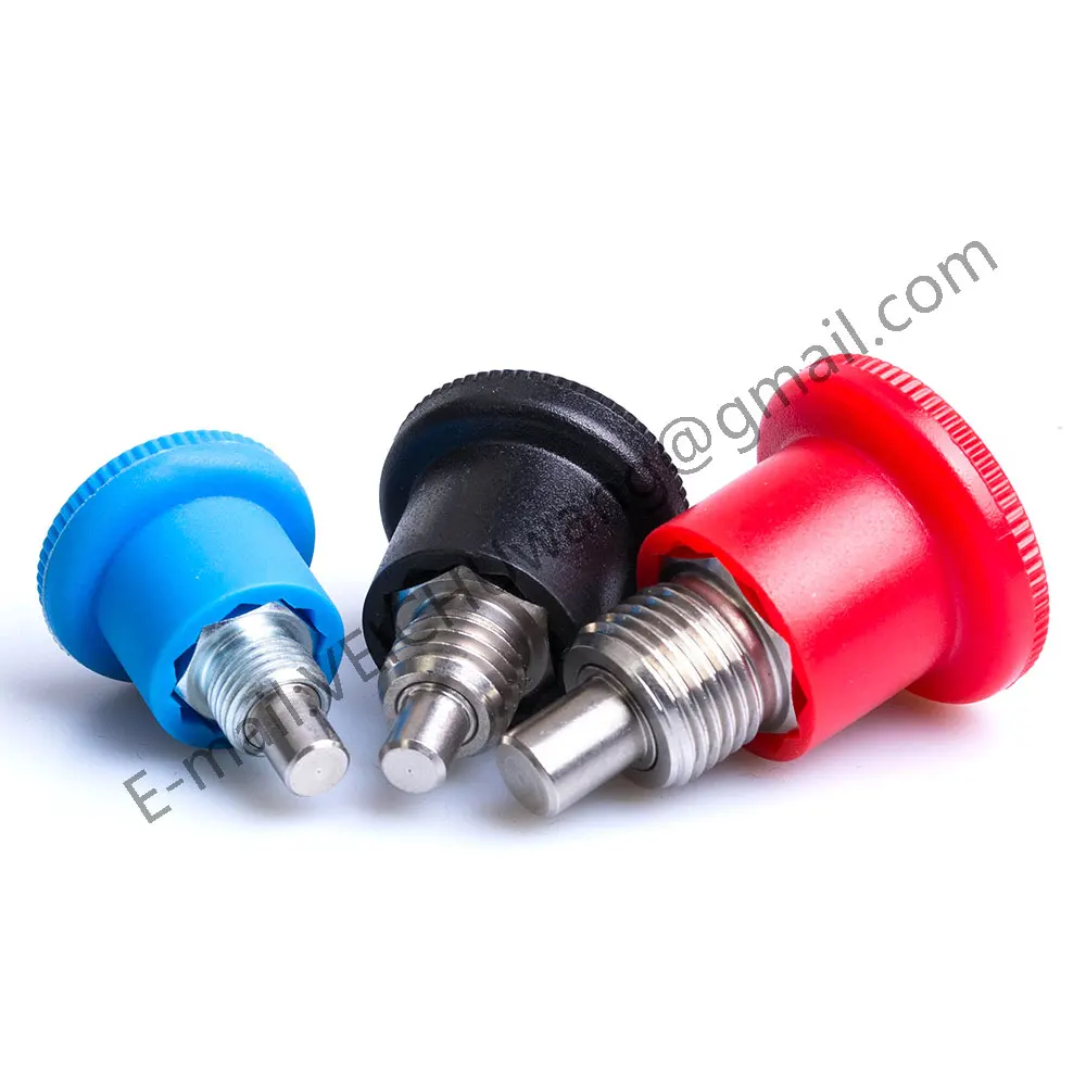 VEICHU Plastic Knob Stainless/Carbon Steel Index Bolt VCN218 Three Colors Rapid Release Pins Mini Indexing Plungers