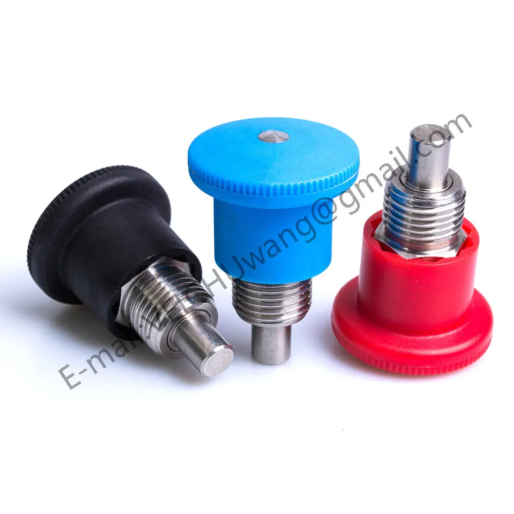 VEICHU Plastic Knob Stainless/Carbon Steel Index Bolt VCN218 Three Colors Rapid Release Pins Mini Indexing Plungers