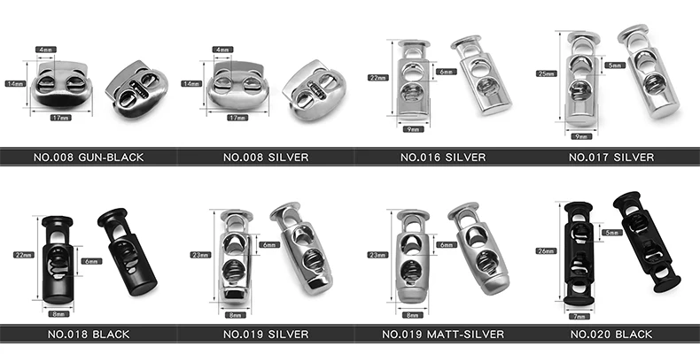 10 Pieces Vintage Alloy Silver Gunmetal Metal Stopper Handmade DIY Apparel Sewing Accessories Clamp Stopper Cord Lock Toggle