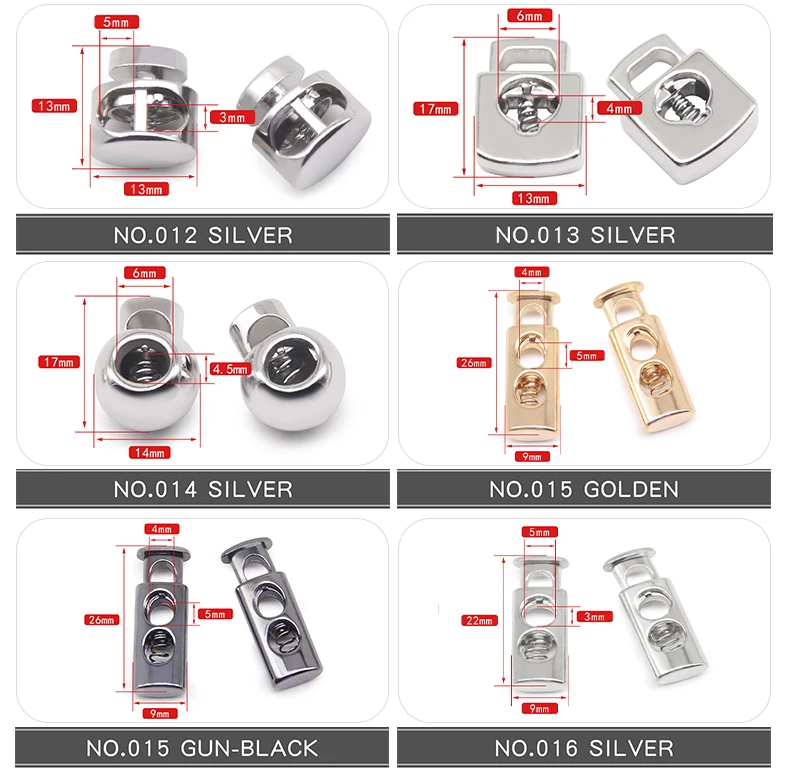 10 Pieces Vintage Alloy Silver Gunmetal Metal Stopper Handmade DIY Apparel Sewing Accessories Clamp Stopper Cord Lock Toggle